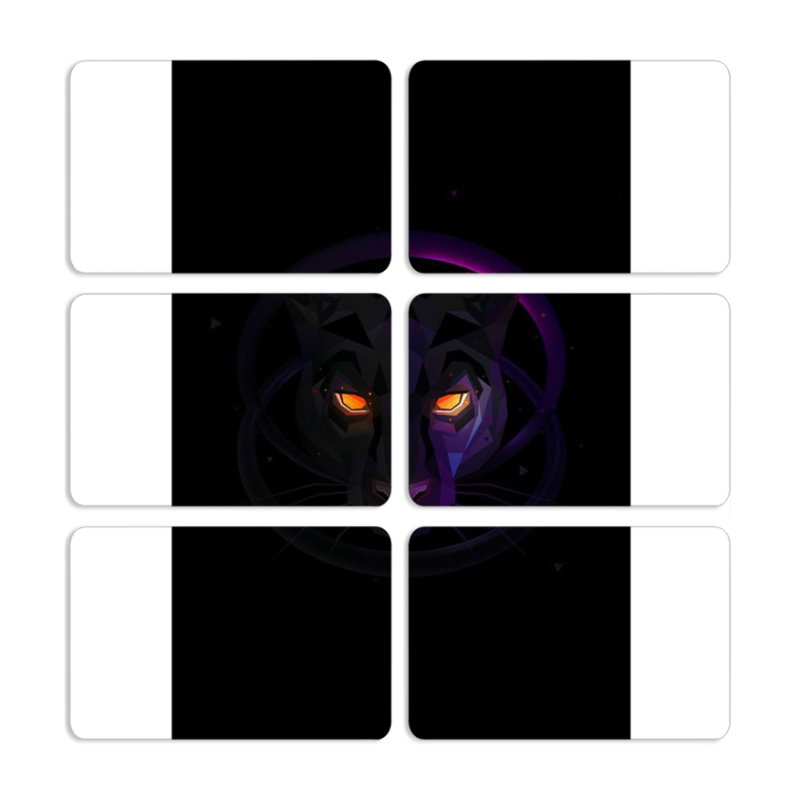 Магнитные фотопазлы 80 на 50 набор 6 штук 