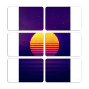 Магнитные фотопазлы 80 на 50 набор 6 штук 