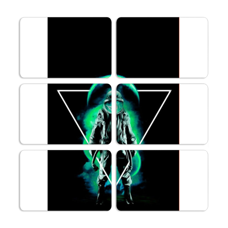 Магнитные фотопазлы 80 на 50 набор 6 штук 