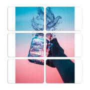 Магнитные фотопазлы 80 на 50 набор 6 штук 