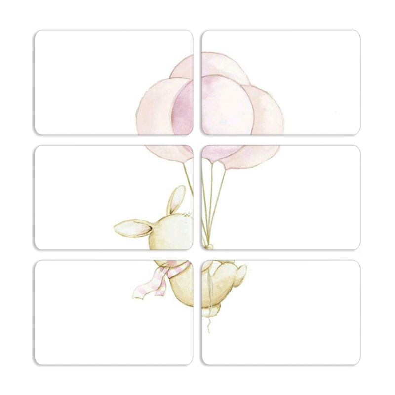 Магнитные фотопазлы 80 на 50 набор 6 штук 