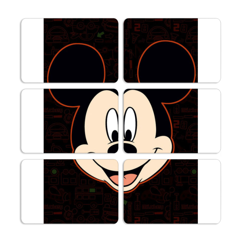 Магнитные фотопазлы 80 на 50 набор 6 штук 