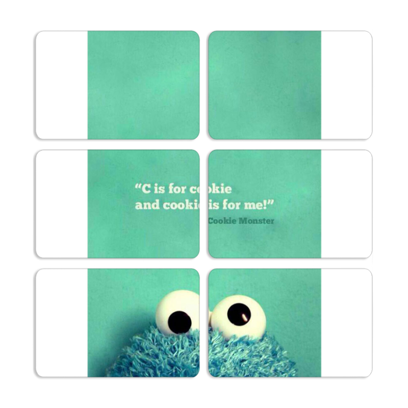 Магнитные фотопазлы 80 на 50 набор 6 штук 