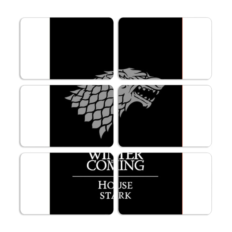 Магнитные фотопазлы 80 на 50 набор 6 штук 