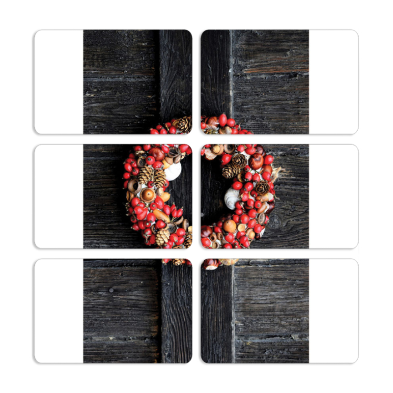 Магнитные фотопазлы 80 на 50 набор 6 штук 