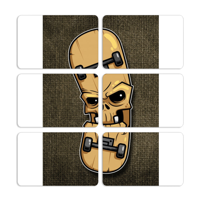 Магнитные фотопазлы 80 на 50 набор 6 штук 