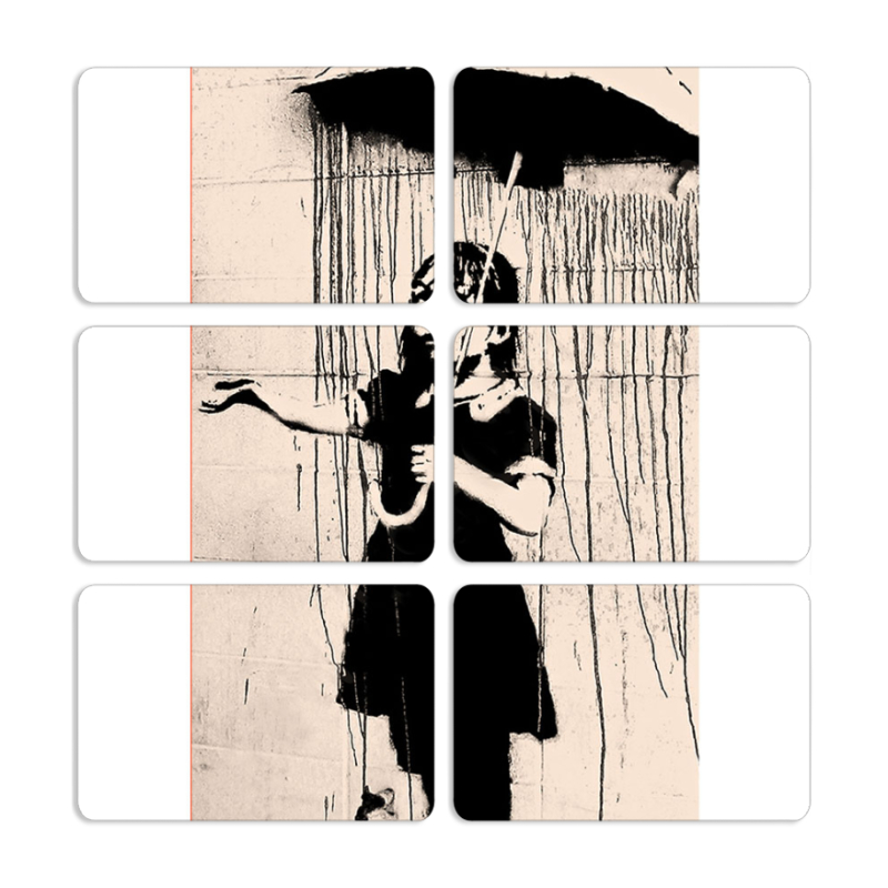 Магнитные фотопазлы 80 на 50 набор 6 штук 