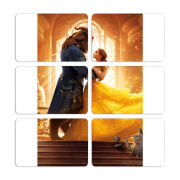 Магнитные фотопазлы 80 на 50 набор 6 штук 