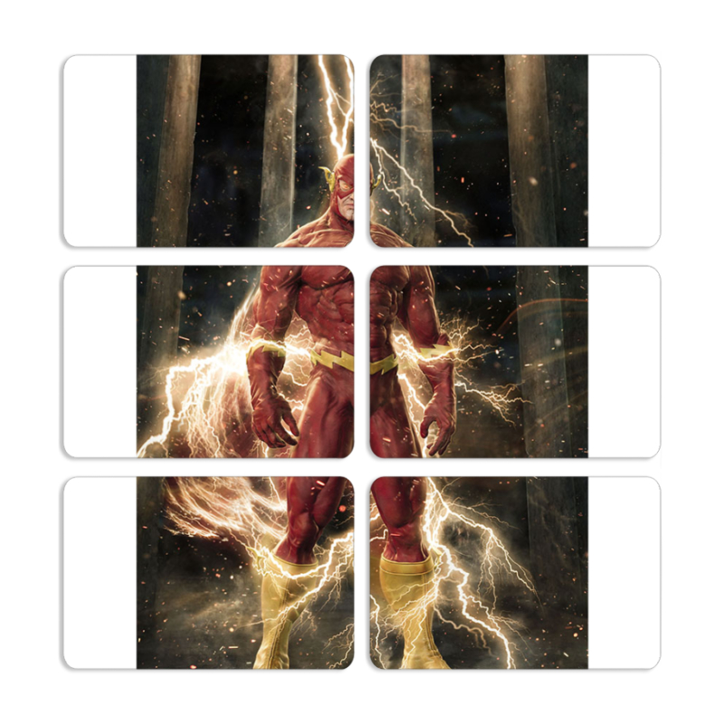 Магнитные фотопазлы 80 на 50 набор 6 штук 