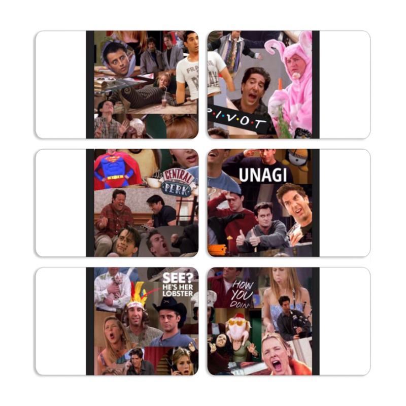 Магнитные фотопазлы 80 на 50 набор 6 штук 