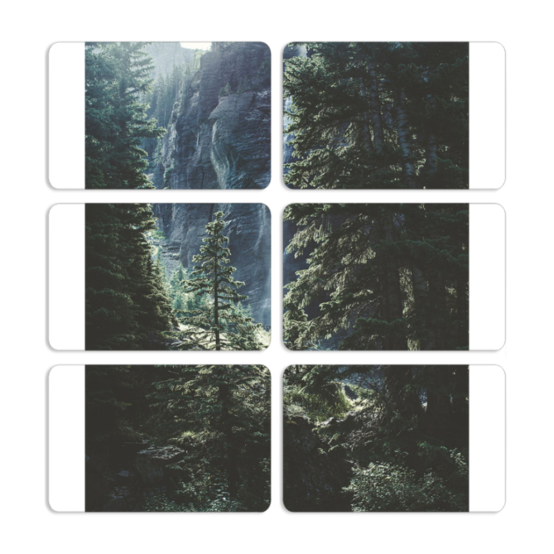 Магнитные фотопазлы 80 на 50 набор 6 штук 