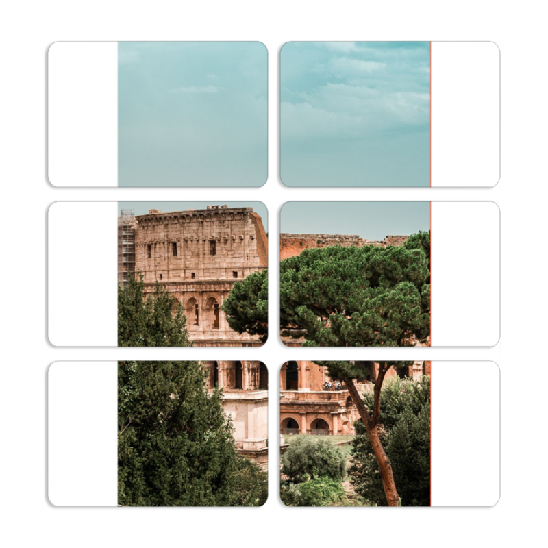 Магнитные фотопазлы 80 на 50 набор 6 штук 