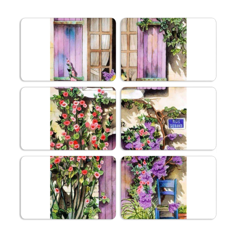 Магнитные фотопазлы 80 на 50 набор 6 штук 