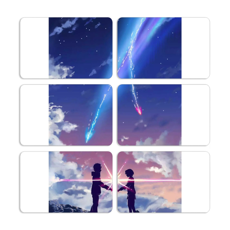 Магнитные фотопазлы 80 на 50 набор 6 штук 