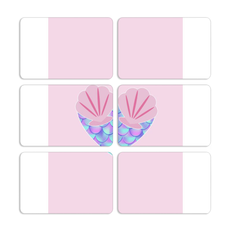 Магнитные фотопазлы 80 на 50 набор 6 штук 