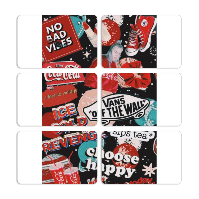 Магнитные фотопазлы 80 на 50 набор 6 штук 