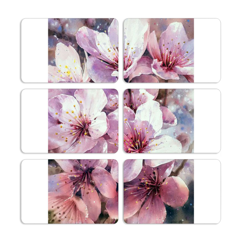 Магнитные фотопазлы 80 на 50 набор 6 штук 