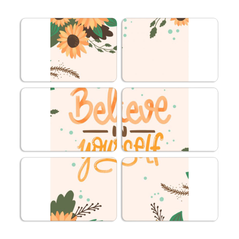 Магнитные фотопазлы 80 на 50 набор 6 штук 