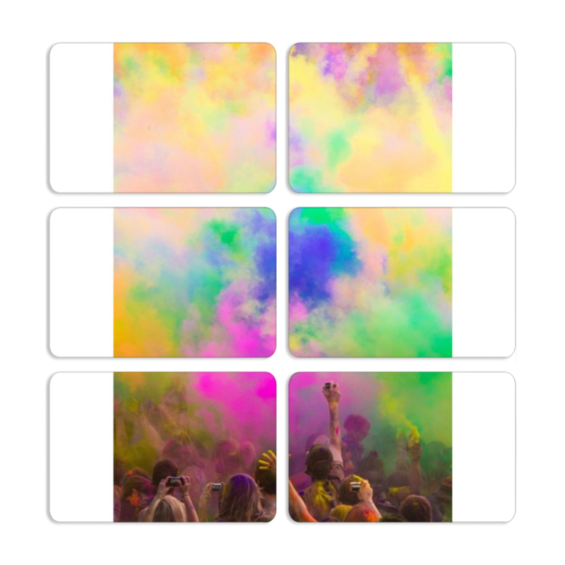 Магнитные фотопазлы 80 на 50 набор 6 штук 