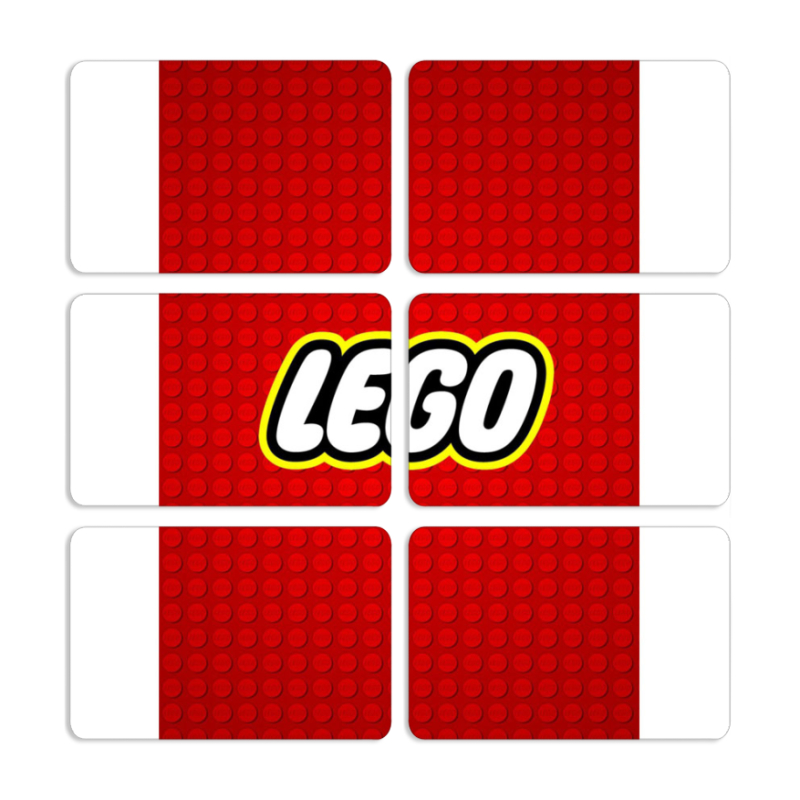 Магнитные фотопазлы 80 на 50 набор 6 штук 