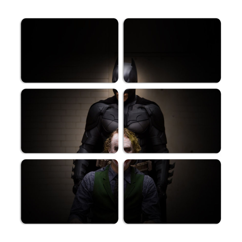 Магнитные фотопазлы 80 на 50 набор 6 штук 