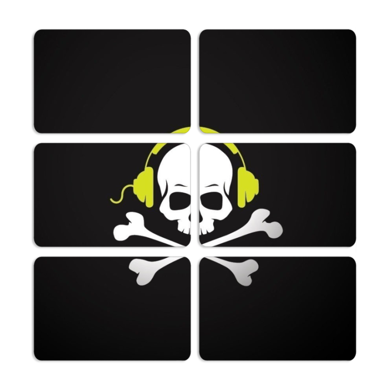 Магнитные фотопазлы 80 на 50 набор 6 штук 