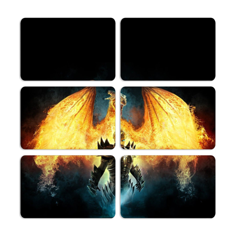 Магнитные фотопазлы 80 на 50 набор 6 штук 