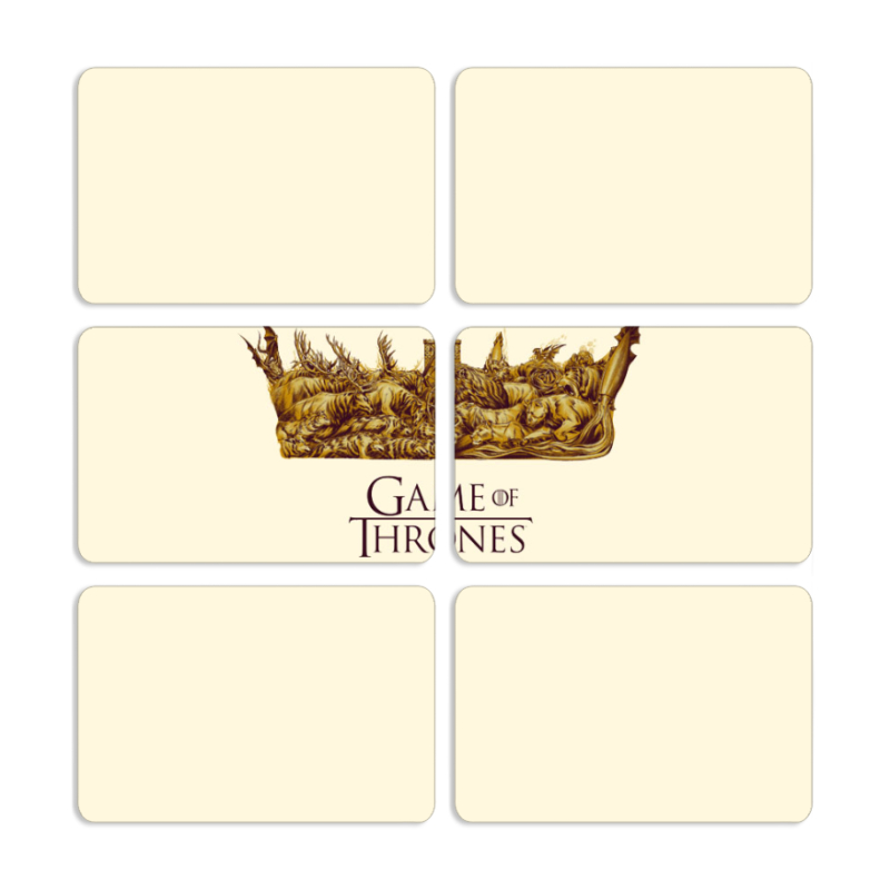 Магнитные фотопазлы 80 на 50 набор 6 штук 