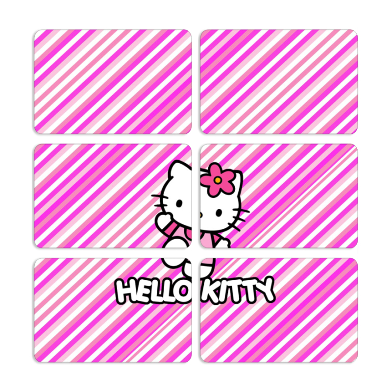 Магнитные фотопазлы 80 на 50 набор 6 штук 