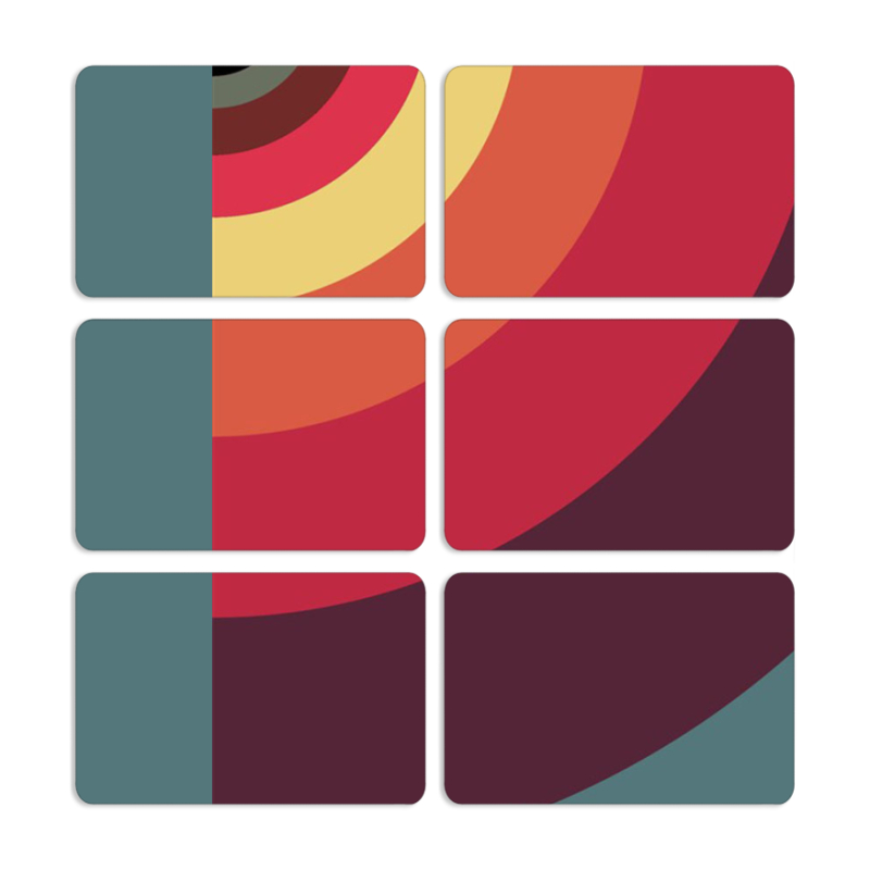 Магнитные фотопазлы 80 на 50 набор 6 штук 