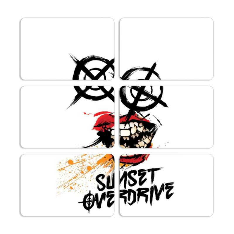 Магнитные фотопазлы 80 на 50 набор 6 штук 