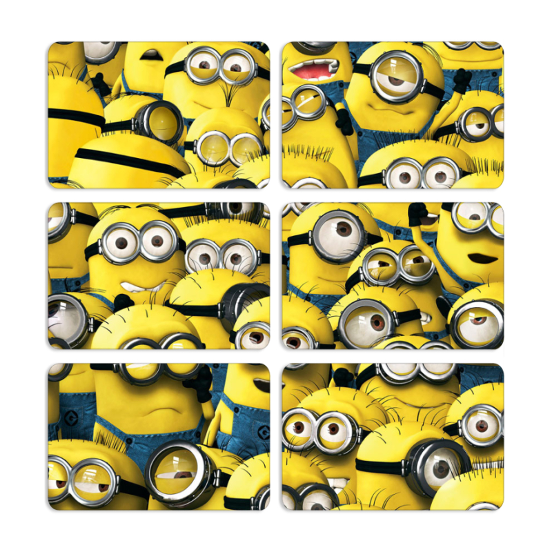 Магнитные фотопазлы 80 на 50 набор 6 штук 