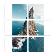 Магнитные фотопазлы 80 на 50 набор 6 штук 