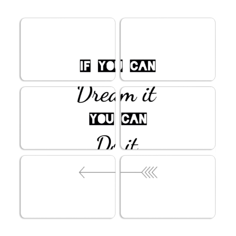 Магнитные фотопазлы 80 на 50 набор 6 штук 