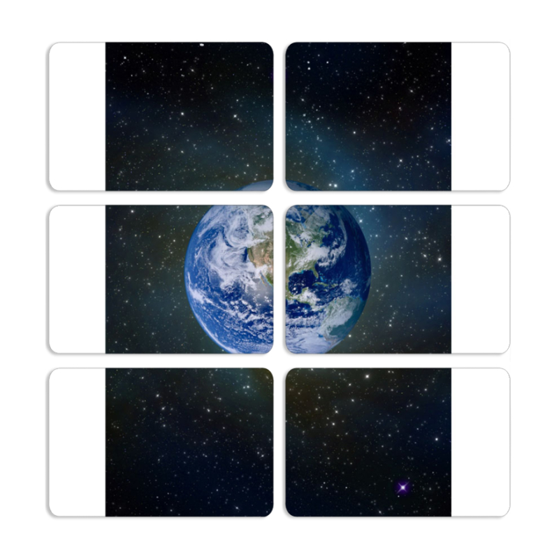 Магнитные фотопазлы 80 на 50 набор 6 штук 