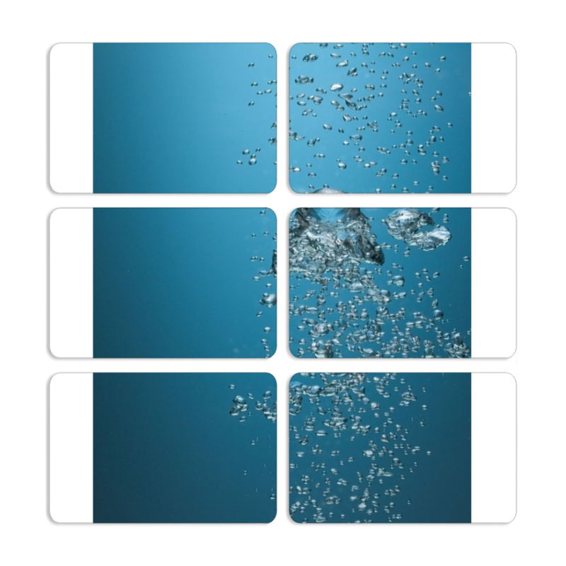 Магнитные фотопазлы 80 на 50 набор 6 штук 