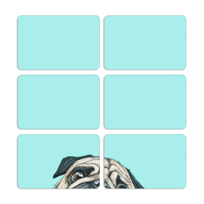 Магнитные фотопазлы 80 на 50 набор 6 штук 