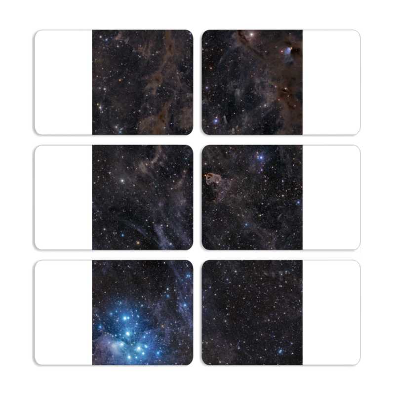 Магнитные фотопазлы 80 на 50 набор 6 штук 