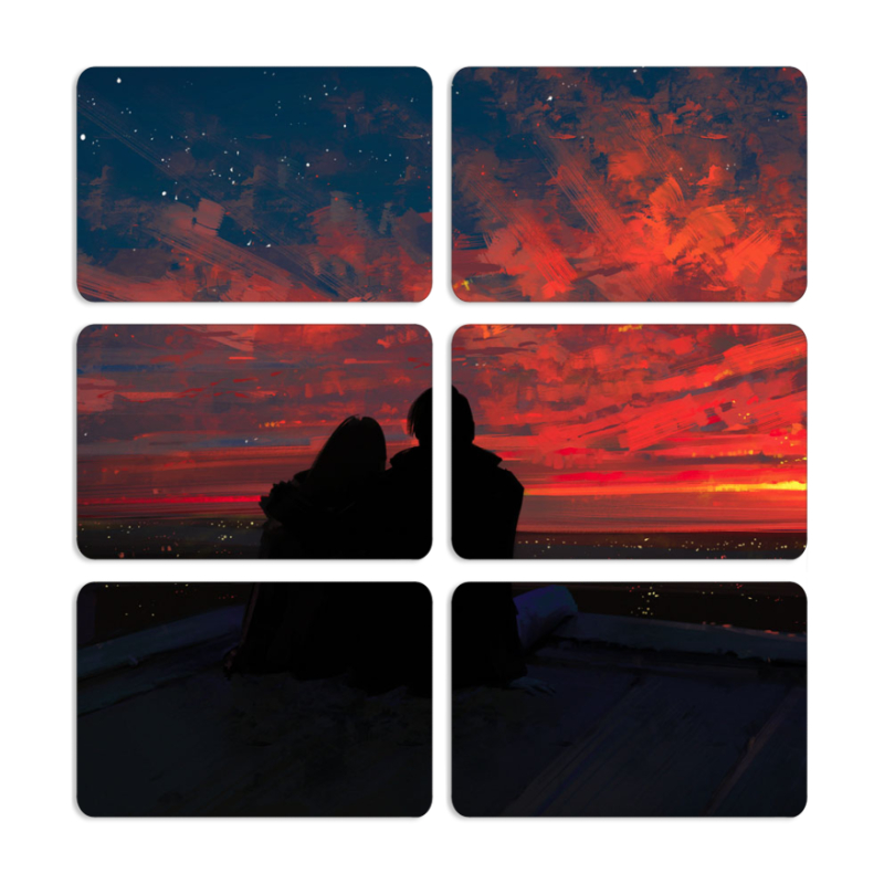 Магнитные фотопазлы 80 на 50 набор 6 штук the Secret Place