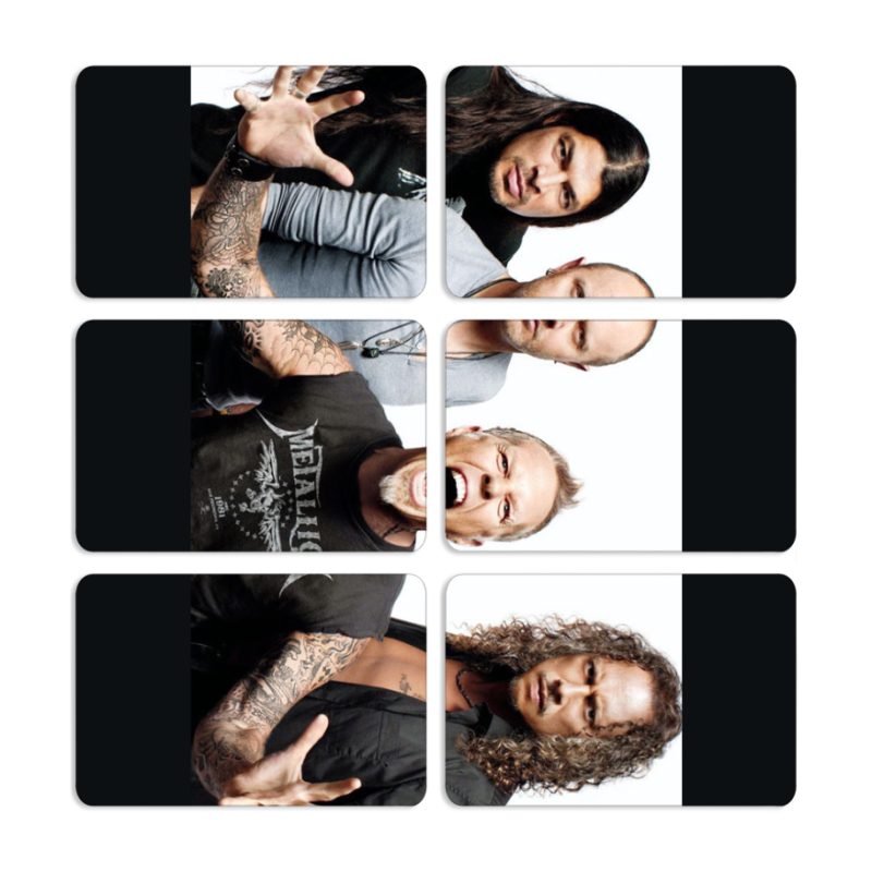 Магнитные фотопазлы 80 на 50 набор 6 штук 