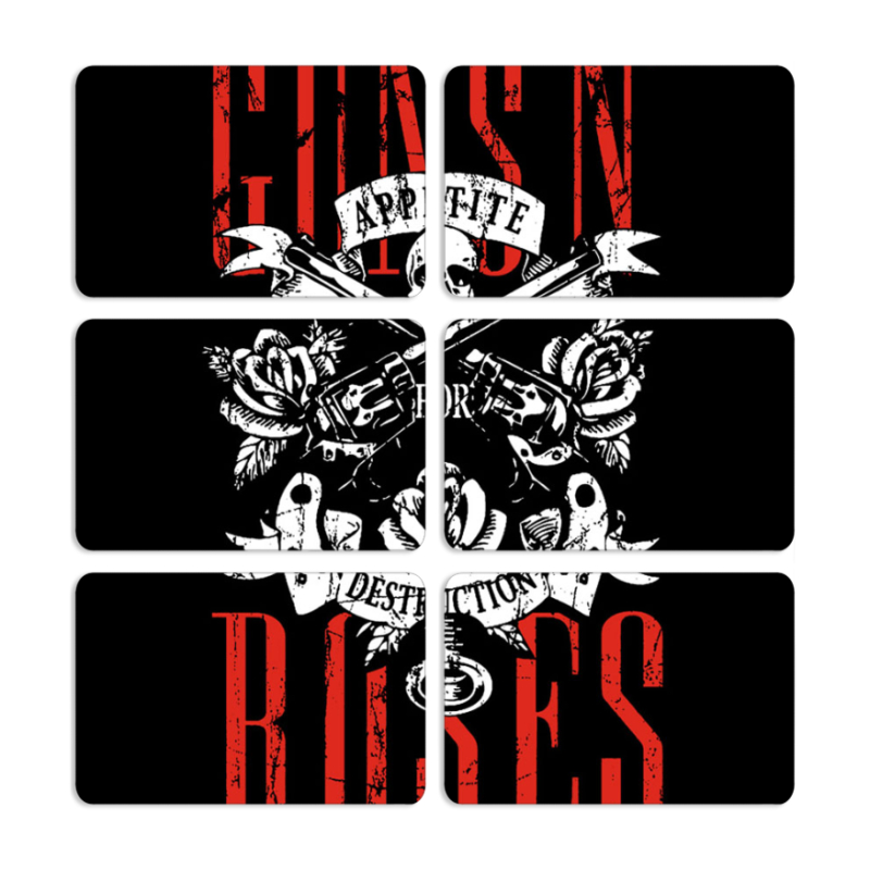 Магнитные фотопазлы 80 на 50 набор 6 штук 