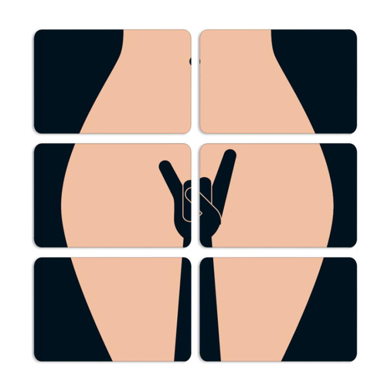 Магнитные фотопазлы 80 на 50 набор 6 штук 