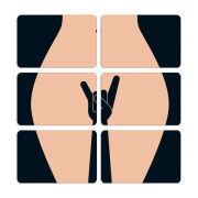 Магнитные фотопазлы 80 на 50 набор 6 штук 