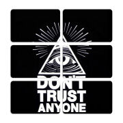 Магнитные фотопазлы 80 на 50 набор 6 штук Dont Trust Anyone