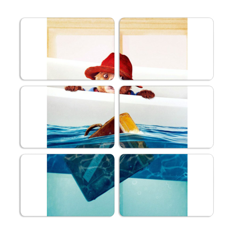 Магнитные фотопазлы 80 на 50 набор 6 штук 