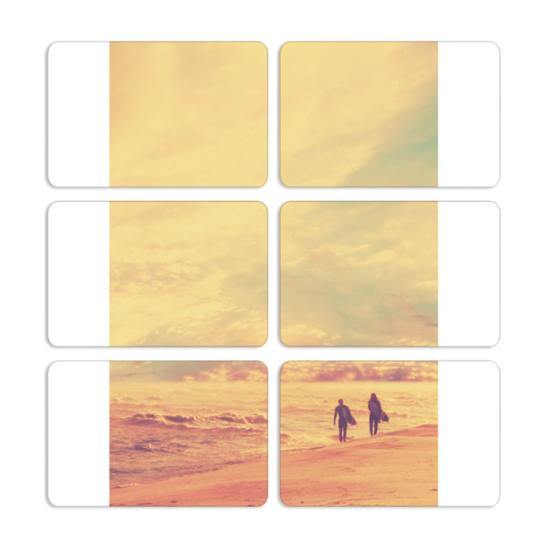 Магнитные фотопазлы 80 на 50 набор 6 штук 