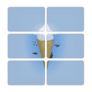 Магнитные фотопазлы 80 на 50 набор 6 штук 