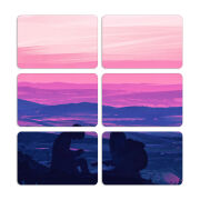 Магнитные фотопазлы 80 на 50 набор 6 штук Top of the World