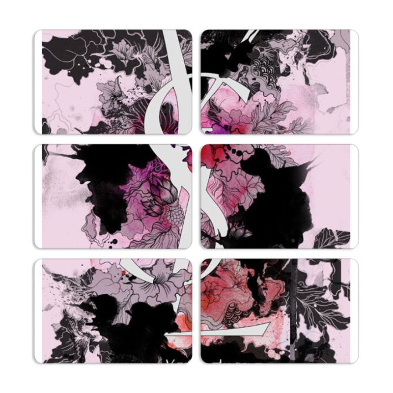 Магнитные фотопазлы 80 на 50 набор 6 штук 