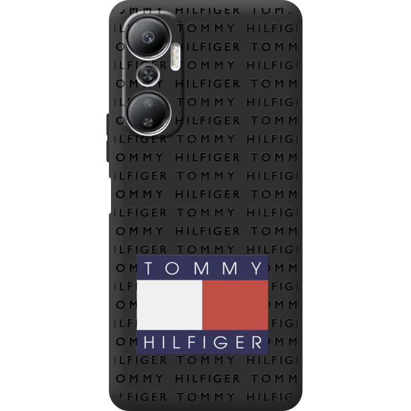 Черный чехол BoxFace Infinix Hot 20 4G Tommy Print